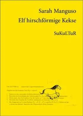 Manguso |  Elf hirschförmige Kekse | Buch |  Sack Fachmedien