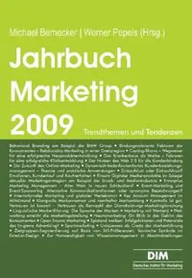 Bernecker / Pepels / Experten aus Wissenschaft und Praxis |  Jahrbuch Marketing 2009 | Buch |  Sack Fachmedien