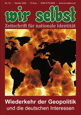 Schultze-Rhonhof / Prof. Dr. Dirsch / Ammon |  Wiederkehr der Geopolitik und die deutschen Interessen | Buch |  Sack Fachmedien