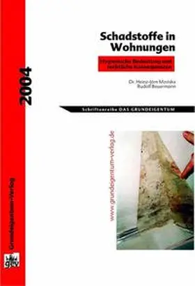 Beuermann / Moriske |  Schadstoffe in Wohnungen | Buch |  Sack Fachmedien