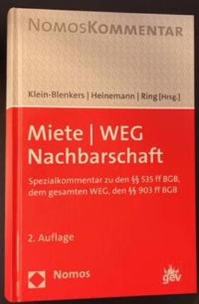 Klein-Blenkers / Heinemann / Ring | Miete | WEG | Nachbarschaft | Buch | 978-3-937919-53-9 | sack.de
