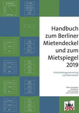 Scheidacker / Martini / Schuberth |  Handbuch zum Berliner Mietendeckel und zum Mietspiegel 2019 | Buch |  Sack Fachmedien