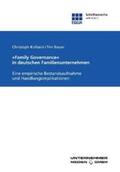 Kolbeck / Bauer |  "Family Governance" in deutschen Familienunternehmen | Buch |  Sack Fachmedien