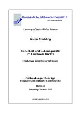 Sterbling |  Sicherheit und Lebensqualität im Landkreis Görlitz | Buch |  Sack Fachmedien