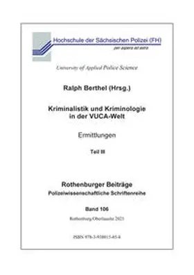 Berthel |  Kriminalistik und Kriminologie in der VUCA-Welt | Buch |  Sack Fachmedien