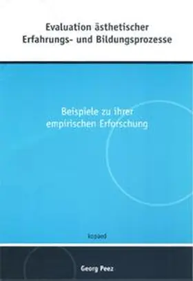 Peez |  Evaluation ästhetischer Erfahrungs- und Bildungsprozesse | Buch |  Sack Fachmedien