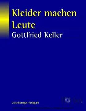 Keller | Kleider machen Leute | E-Book | sack.de