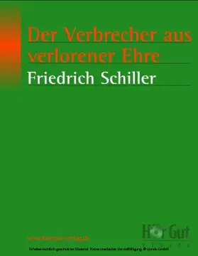 Schiller | Der Verbrecher aus verlorener Ehre | E-Book | www.sack.de