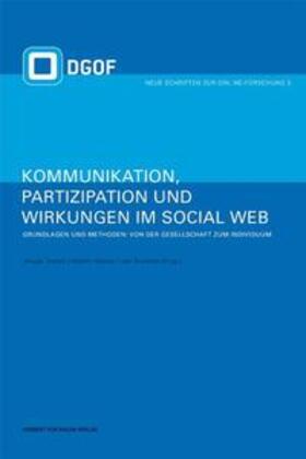 Zerfass / Welker / Schmidt |  Kommunikation, Partizipation und Wirkungen im Social Web 1 | Buch |  Sack Fachmedien
