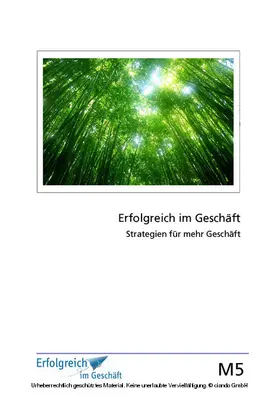 Caspary / Kriegelstein / Gieschen |  Modul 5: Strategien für mehr Geschäft | eBook | Sack Fachmedien