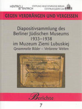 Hübner | Hübner, J: Diapositivsammlung des Berliner Jüdischen Museums | Buch | 978-3-938485-82-8 | sack.de
