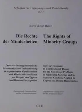 Heinz |  Die Rechte der Minderheiten /The Rights of Minority Groups | Buch |  Sack Fachmedien