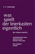 Cummings / Engeler |  was spielt der leierkasten eigentlich | Buch |  Sack Fachmedien