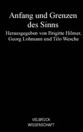 Hilmer / Lohmann / Wesche |  Anfang und Grenzen des Sinns | Buch |  Sack Fachmedien