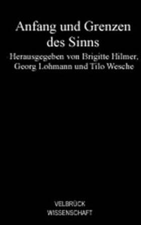 Hilmer / Lohmann / Wesche | Anfang und Grenzen des Sinns | Buch | 978-3-938808-12-2 | sack.de