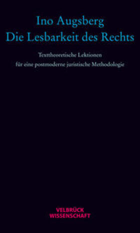 Augsberg | Die Lesbarkeit des Rechts | Buch | 978-3-938808-65-8 | sack.de