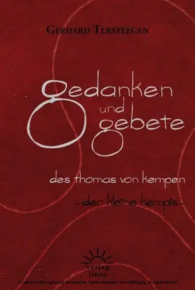 Tersteegen |  Gedanken und Gebete des Thomas von Kempen | eBook | Sack Fachmedien