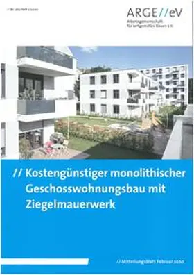 Walberg / Gniechwitz / Kempe |  Kostengünstiger monolithischer Geschosswohnungsbau mit Ziegelmauerwerk | Buch |  Sack Fachmedien