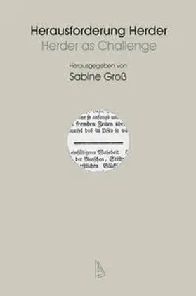 Groß |  Herausforderung Herder /Herder as Challenge | Buch |  Sack Fachmedien