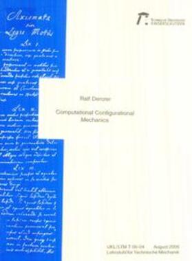 Denzer |  Computational configurational mechanics | Buch |  Sack Fachmedien