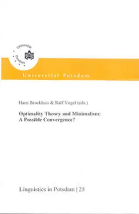 Vogel / Vikner / ten |  Optimality theory and minimalism | Buch |  Sack Fachmedien