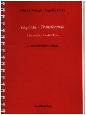 Prokoph / Fricke |  Legenda - Transferenda | Buch |  Sack Fachmedien