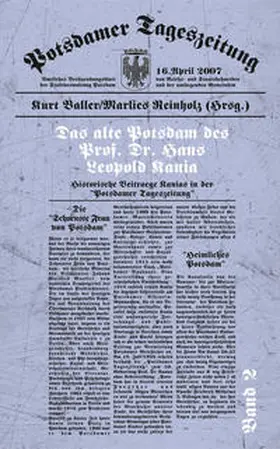 Baller / Reinholz |  Das alte Potsdam des Prof. Dr. Hans Leopold Kania | Buch |  Sack Fachmedien