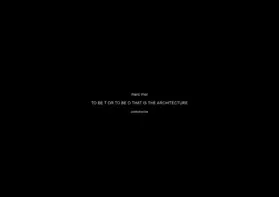 Mer |  TO BE T OR TO BE O THAT IS THE ARCHITECTURE | eBook | Sack Fachmedien