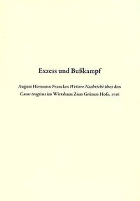  Exzess und Bußkampf | Buch |  Sack Fachmedien