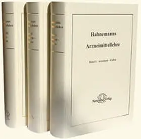 Hahnemann |  Hahnemanns Arzneimittellehre | Buch |  Sack Fachmedien