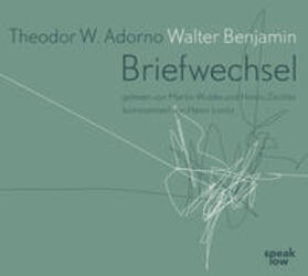 Adorno / Benjamin |  Theodor W. Adorno - Walter Benjamin Briefwechsel | Sonstiges |  Sack Fachmedien
