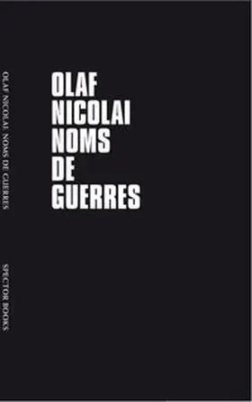 Nicolai |  Noms de Guerres | Buch |  Sack Fachmedien