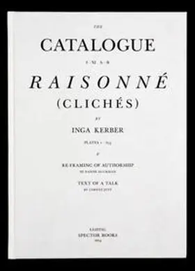 Kerber |  Catalogue Raisonné (Clichés) | Buch |  Sack Fachmedien