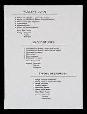 Beyer / Helmut |  Wolkenstudien / Cloud Studies / Etudes des nuages | Buch |  Sack Fachmedien
