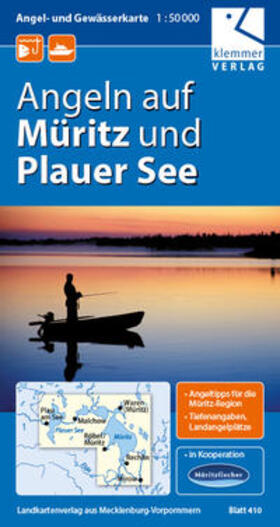 Klemmer | Angel- und Gewässerkarte Müritz und Plauer See 1:50.000 | Sonstiges | 978-3-940175-15-1 | sack.de