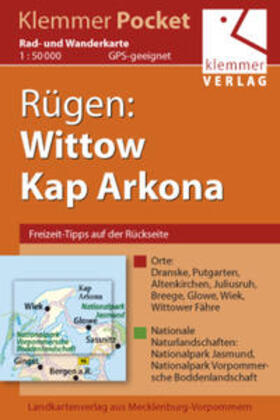 Kuhlmann / Klemmer / Wachter | Rügen: Wittow, Kap Arkona Rad- und Wanderkarte 1 : 50 000 | Sonstiges | 978-3-940175-19-9 | sack.de