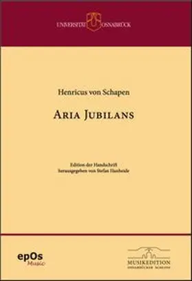 Hanheide |  Henricus von Schapen - Aria Jubilans zu 29 Stimmen | Buch |  Sack Fachmedien