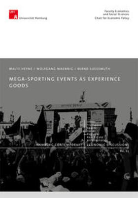 Heyne / Maennig / Süssmuth |  Mega-sporting Events as Experience Goods | Buch |  Sack Fachmedien