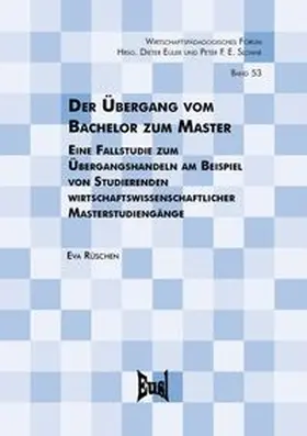 Rüschen |  Der Übergang vom Bachelor zum Master | Buch |  Sack Fachmedien