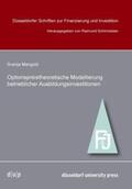 Mangold / Schirmeister |  Optionpreistheoretische Modellierung | Buch |  Sack Fachmedien
