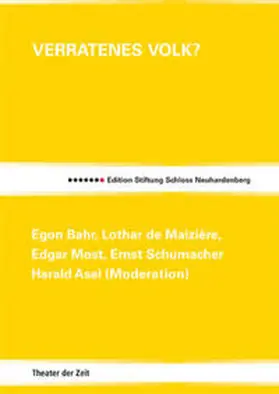 Kauffmann / Bahr / Maizière |  Verratenes Volk? | Buch |  Sack Fachmedien