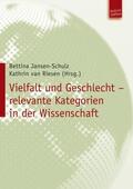 Jansen-Schulz / van Riesen |  Vielfalt und Geschlecht – relevante Kategorien in der Wissenschaft | Buch |  Sack Fachmedien