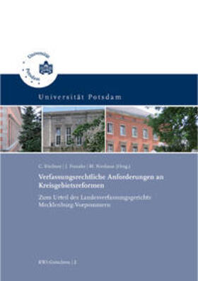 Büchner / Franzke / Nierhaus | Verfassungsrechtliche Anforderungen an Kreisgebietsreformen | Buch | 978-3-940793-06-5 | sack.de
