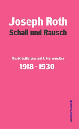 Roth / Blumenstein |  Schall und Rausch | Buch |  Sack Fachmedien