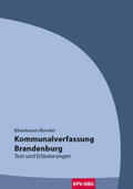Kleerbaum / Bender |  Kommunalverfassung Brandenburg | Buch |  Sack Fachmedien
