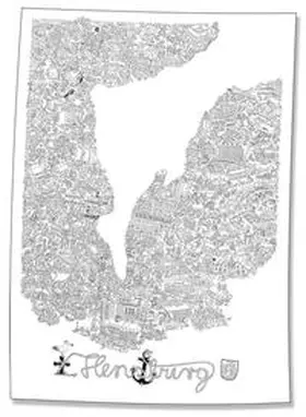 Schmidt |  Cartoonlandkarten / Flensburg Wimmelbild | Sonstiges |  Sack Fachmedien