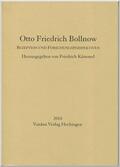 Kümmel / Giel / Scholtz |  Otto Friedrich Bollnow – Rezeption und Forschungsperspektiven | Buch |  Sack Fachmedien