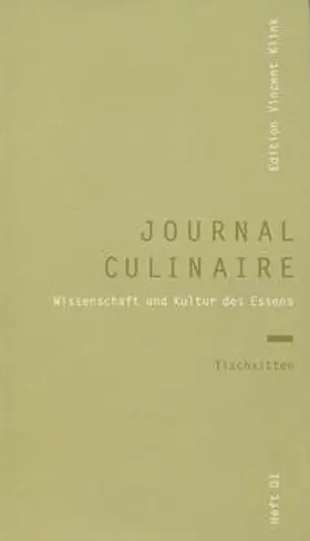 Klink |  journal culinaire. Kultur und Wissenschaft des Essens | Buch |  Sack Fachmedien