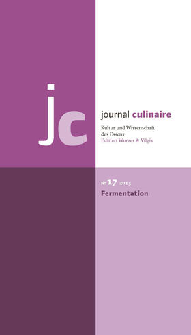 Wurzer-Berger |  journal culinaire. Kultur und Wissenschaft des Essens | Buch |  Sack Fachmedien