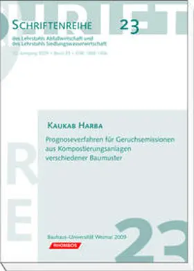 Harba |  Prognoseverfahren für Geruchsemissionen aus Kompostierungsanlagen verschiedener Baumuster | Buch |  Sack Fachmedien